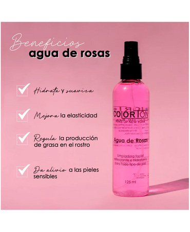 COLORTON AGUA DE ROSAS 125 ML. - El Palacio De La Belleza