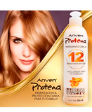 ANVEN PROTEINA TRATAMIENTO 12 BENEFICIOS TERMOPROTECTOR 200 ML. - El Palacio De La Belleza
