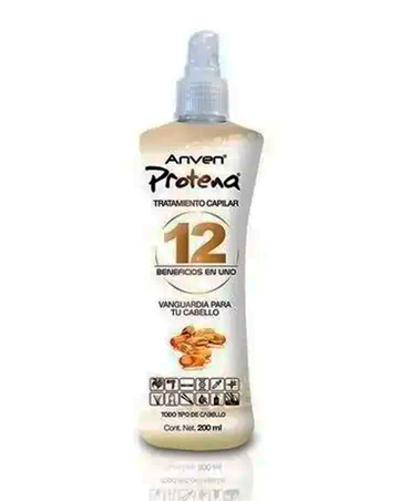 ANVEN PROTEINA TRATAMIENTO 12 BENEFICIOS TERMOPROTECTOR 200 ML.
