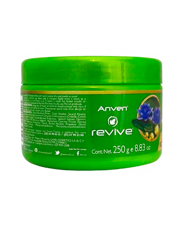 ANVEN REVIVE TRATAMIENTO  EXTRACTO DE FLOR DE LOTO AZUL Y ARGININA 250 GRS.