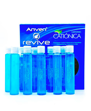 ANVEN REVIVE AMPOLLETA CATIONICA CAJA CON 10 PZAS.