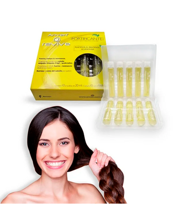 ANVEN REVIVE FORTIFICANTE AMPOLLETA CON PLACENTA CAJA CON 10 PZAS.