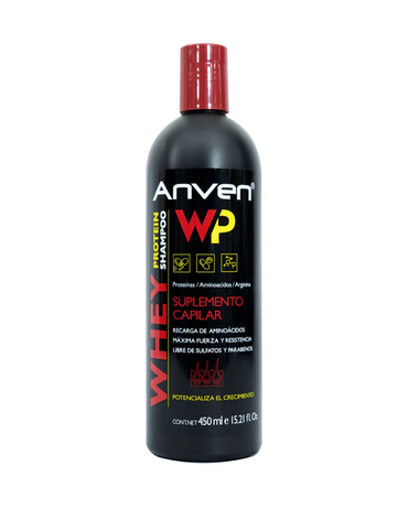 ANVEN WHEY PROTEIN HAIR SHAMPOO 450 ML.