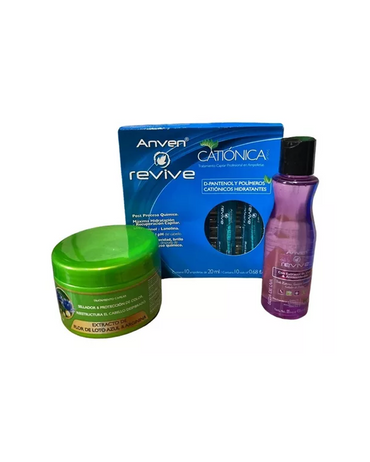 ANVEN REVIVE TRATAMIENTO COCKTAIL KIT C/3 PZS.