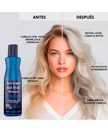 ANVEN SHAMPOO MATISSE 240 ML. LIBRE DE SULFATOS
