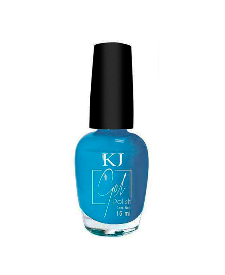 KJ ESMALTE EFECTO GEL NEON BLUE