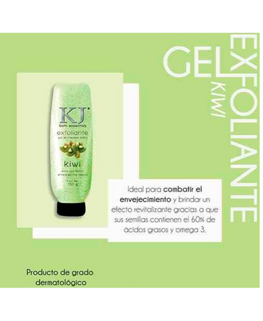 KJ EXFOLIANTE DE KIWI 150 GRS.