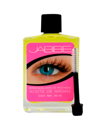 JABIBE DESMAQUILLANTE PARA PESTAÑA ACEITE DE ARGAN 30 ML.