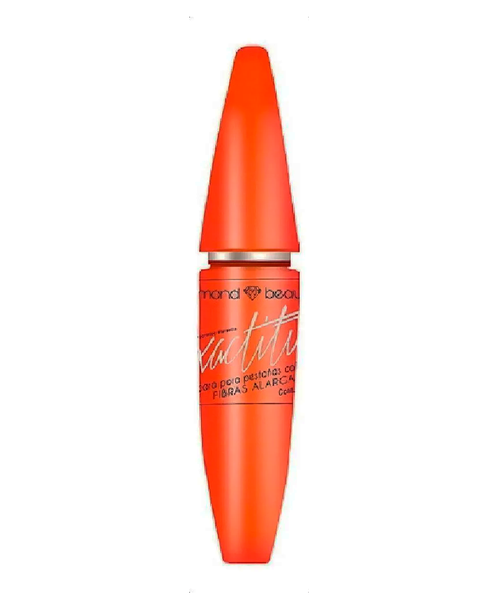 DIAMOND BEAUTY EXACTITUD MASCARA FIBRAS ALARGADORAS (NARANJA) - El Palacio De La Belleza