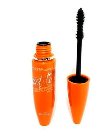 DIAMOND BEAUTY EXACTITUD MASCARA FIBRAS ALARGADORAS (NARANJA) - El Palacio De La Belleza