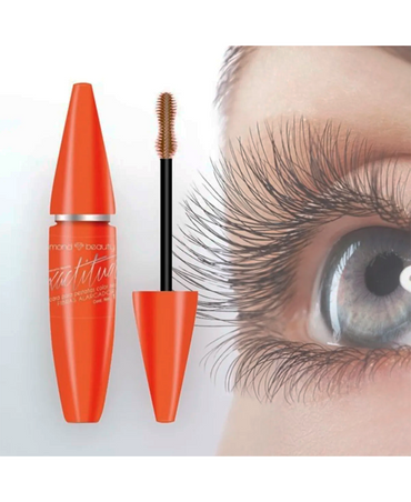 DIAMOND BEAUTY EXACTITUD MASCARA FIBRAS ALARGADORAS (NARANJA) - El Palacio De La Belleza