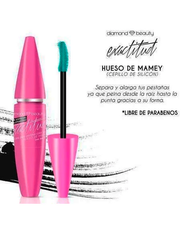 DIAMOND BEAUTY EXACTITUD MASCARA HUESO DE MAMEY (ROSA)