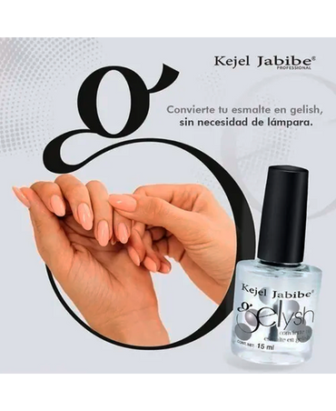 KEJEL GELYSH ESMALTE SELLADOR EFECTO GEL TRANSPARENTE
