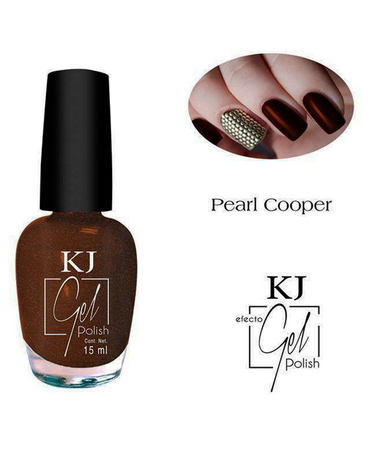 KJ ESMALTE EFECTO GEL COPPER PEARL