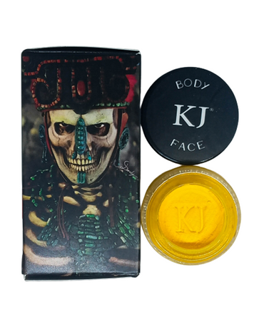 KJ BODY & FACE MAQUILLAJE CORPORAL COLOR AMARILLO 8 G.