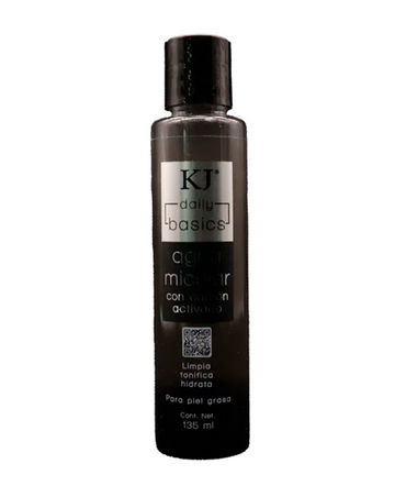 KJ AGUA MICELAR CON CARBON ACTIVADO 135 ML.