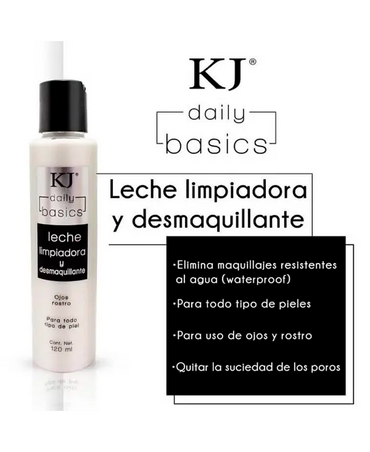 KJ LECHE LIMPIADORA Y DESMAQUILLANTE 135 ML.