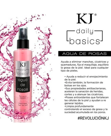 KJ DAILY BASICS AGUA DE ROSAS 135 ML.