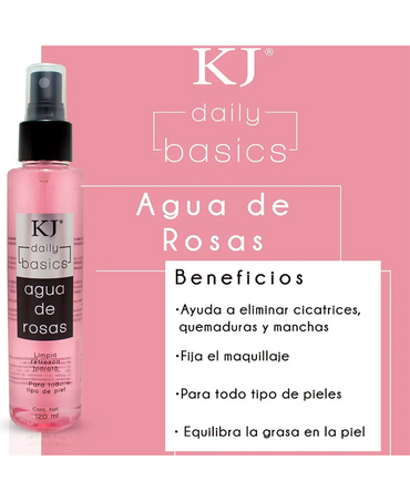 KJ DAILY BASICS AGUA DE ROSAS 135 ML.