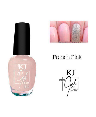 KJ ESMALTE EFECTO GEL FRENCH PINK