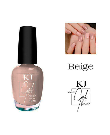 KJ ESMALTE EFECTO GEL BEIGE
