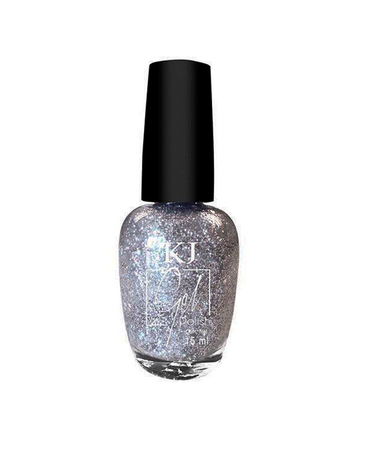 KJ ESMALTE EFECTO GEL GLITTER GRAY