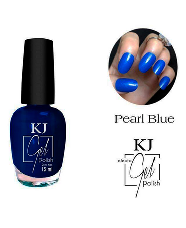 KJ ESMALTE EFECTO GEL PEARL BLUE