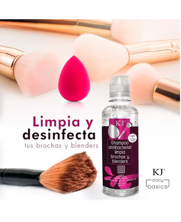 KJ SHAMPOO ANTIBACTERIAL LIMPIA BROCHAS  Y BLENDERS