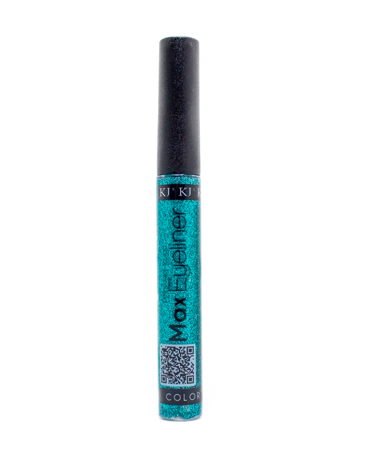 KJ MAX EYELINER 8 GRS. 29 GLITTER TURQUESA