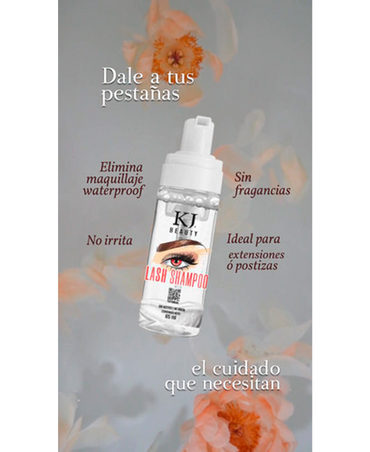 KJ SHAMPOO PARA PESTAÑAS 60 ML.