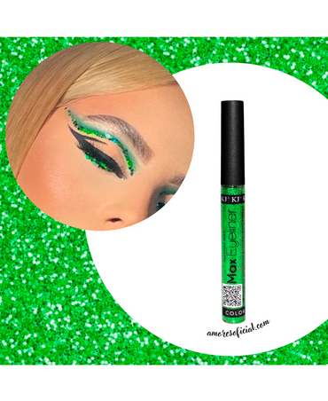 KJ MAX EYELINER 8 GRS. 34 GLITTER VERDE IRIDISCENTE