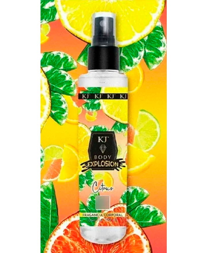 KJ BODY EXPLOSION FRAGANCIA CORPORAL CITRUS 120 ML.