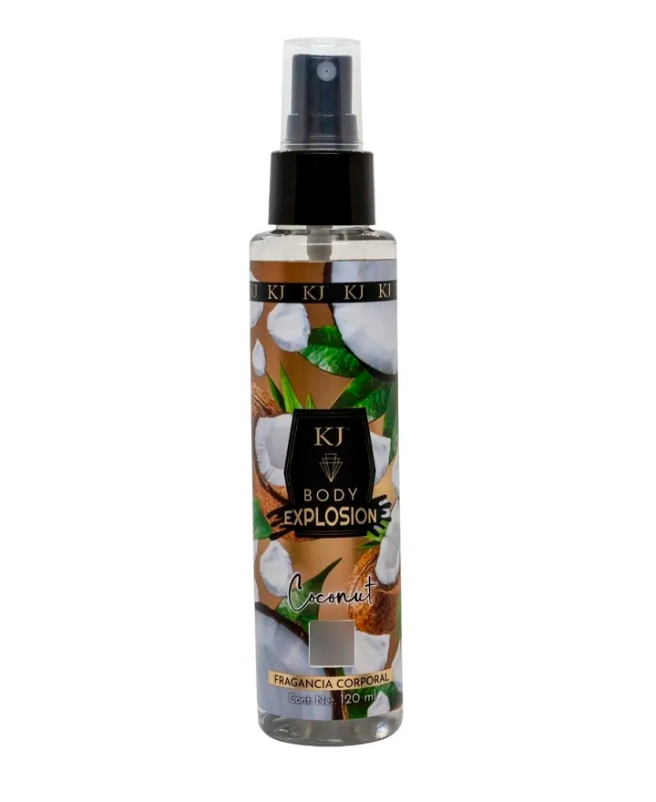 KJ EXPLOSION FRAGANCIA CORPORAL COCONUT 120 ML.
