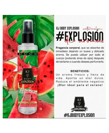 KJ EXPLOSION FRAGANCIA CORPORAL SANDIA 120 ML.