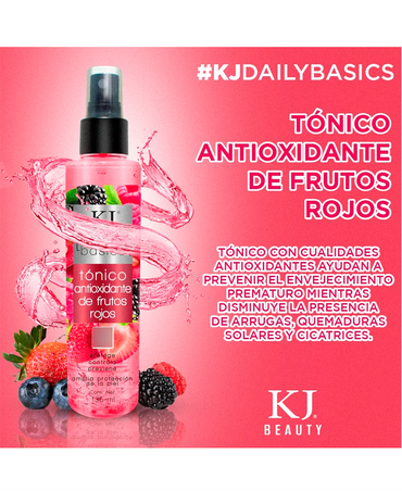 KJ TONICO ANTIOXIDANTE DE FRUTOS ROJOS 135 ML.