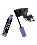 ALARGA MAX MASCARA PARA PESTAÑAS FIBRAS ALARGADORAS MORADO TONO NEGRO - El Palacio De La Belleza