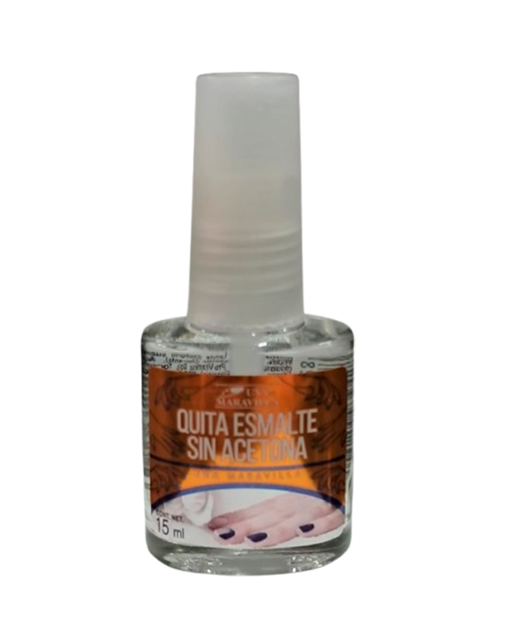 UÑA MARAVILLA QUITA ESMALTE SIN ACETONA 15 ML.