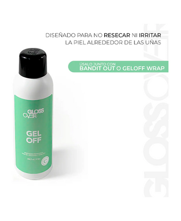 GLOSS OVER GEL OFF / REMOVEDOR GEL ESTRUCTURAL 8 OZ.