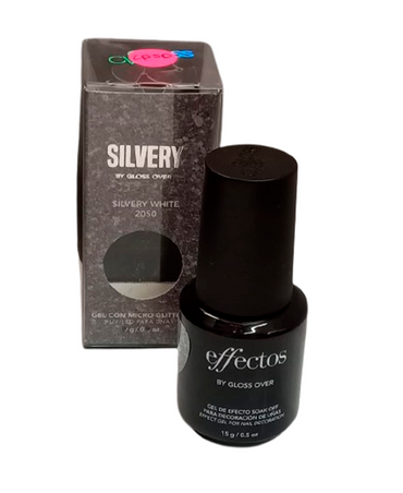 GLOSS OVER GELOV 2050 SILVERY WHITE 15 ML.