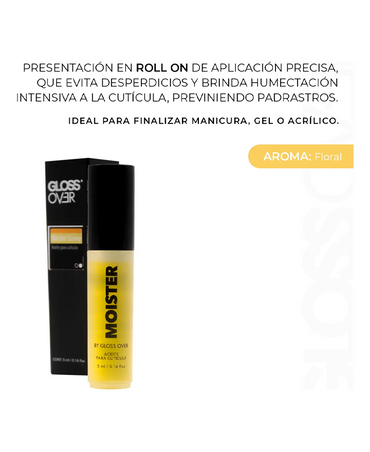 GLOSS OVER MOISTER SUNNY / ACEITE PARA CUTICULA 5 ML.