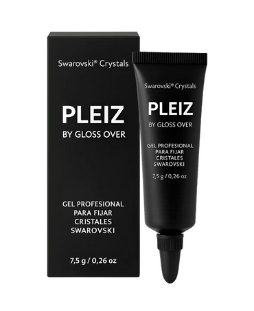 GLOSS OVER PLEIZ TUBO / GEL PARA FIJAR CRISTALES 7.5 ML.