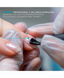 GLOSS OVER STICK-ON BASE ADHERENTE CON CALCIO PARA FIJAR GELTIP 15 ML.