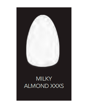 GLOSS OVER GELTIP ALMOND XXXS MILKY / BOX 550 PZAS.