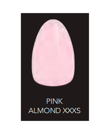 GLOSS OVER GELTIP ALMOND XXXS PINK / BOX 550 PZAS.