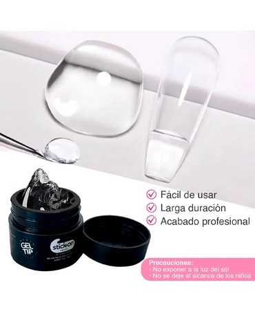 GLOSS OVER STICK ON PASTE GEL TIP 15 GRS. / 1/2 OZ.