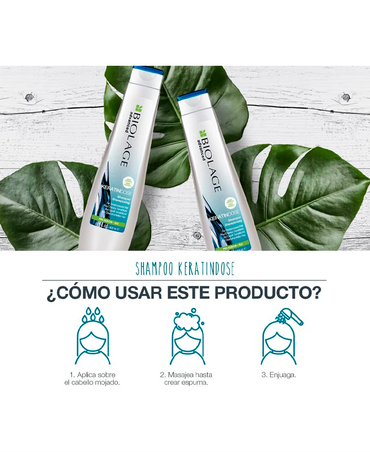 MATRIX BIOLAGE KERATINDOSE SHAMPOO 250 ML.(D) - El Palacio De La Belleza