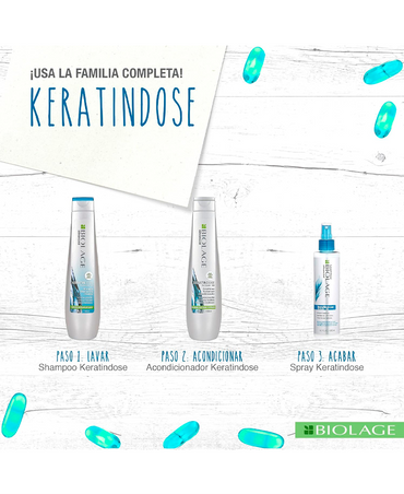 MATRIX BIOLAGE KERATINDOSE ACONDICIONADOR 200 ML.(D) - El Palacio De La Belleza