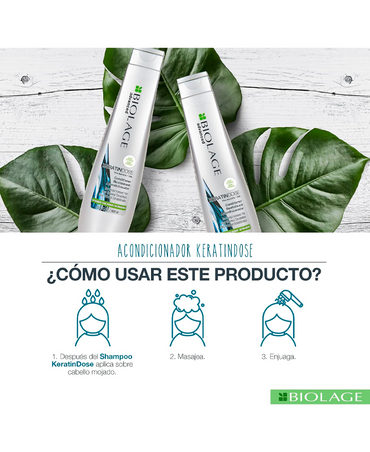 MATRIX BIOLAGE KERATINDOSE ACONDICIONADOR 200 ML.(D) - El Palacio De La Belleza