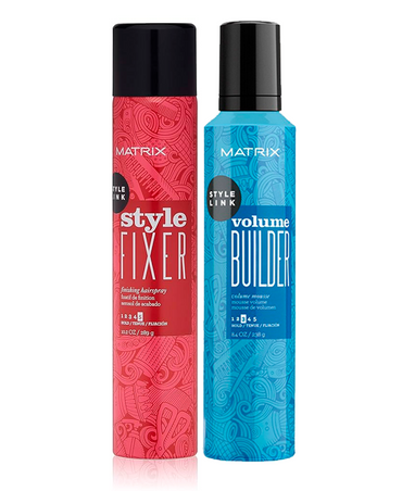 MATRIX STYLE LINK KIT VOLUME FIXER 400 ML+VOLUME BUILDER 238 GRS.