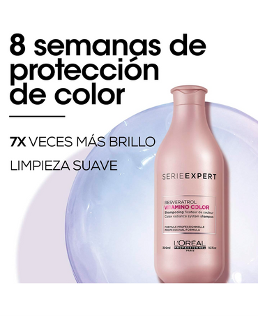 LP LOREAL SERIE EXPERT VITAMINO COLOR RESVERATROL SHAMPOO 1500 ML. - El Palacio De La Belleza